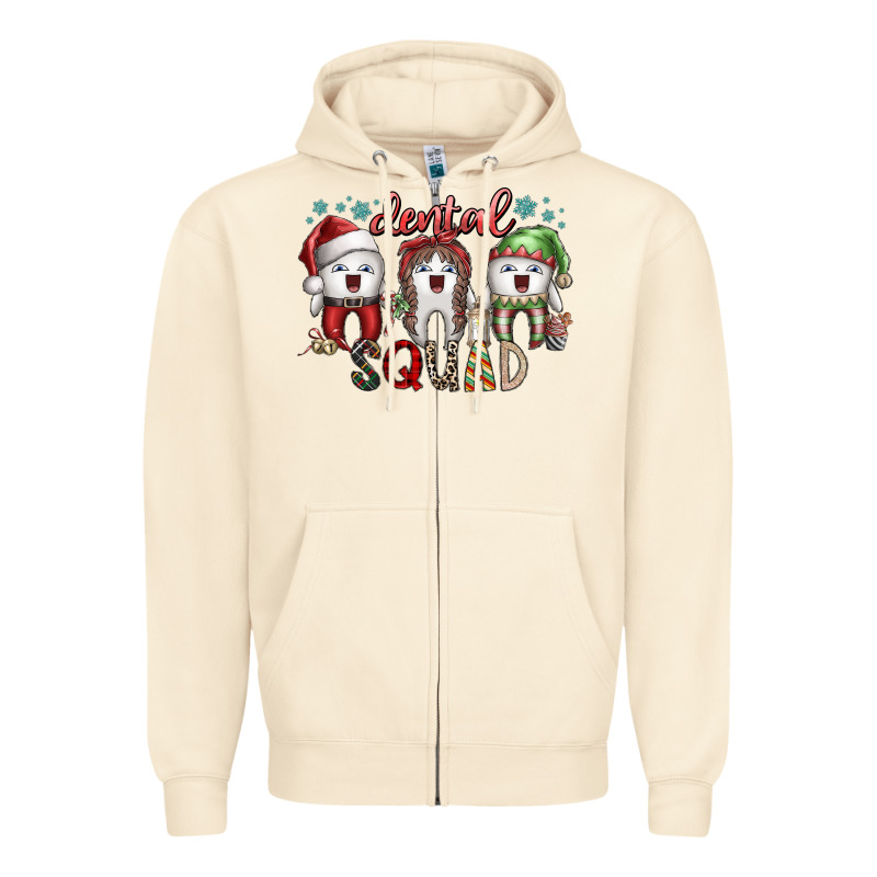 Dental Squad Zipper Hoodie by SublimationCraftShop | Teevron