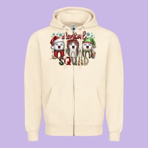 Dental Squad Zipper Hoodie Designed By Sublimationcraftshop