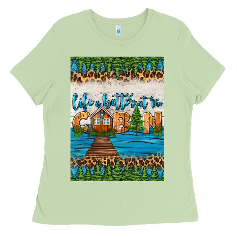 Life Is Better At The Cabin Air Freshener Ladies Tee by HRA Design Shop | Teevron