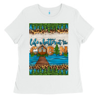 White life is better at the cabin air freshener Ladies Tee - HRA Design Shop