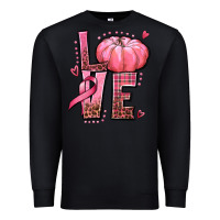 Black love cancer pumpkin Premium Sweatshirt - texasbilliewilder