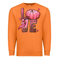 Carrot love cancer pumpkin Premium Sweatshirt - texasbilliewilder