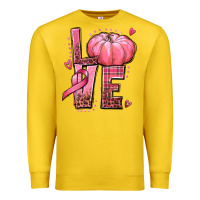 Lemon love cancer pumpkin Premium Sweatshirt - texasbilliewilder