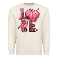 Sandshell love cancer pumpkin Premium Sweatshirt - texasbilliewilder