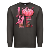 Smoke love cancer pumpkin Premium Sweatshirt - texasbilliewilder