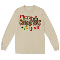Mushroom merry christmas y'all Long Sleeve Tee - JahusDesignShop