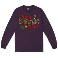 Plum merry christmas y'all Long Sleeve Tee - JahusDesignShop