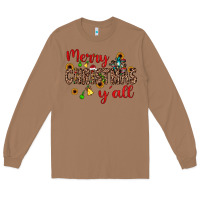 Toasted Coconut merry christmas y'all Long Sleeve Tee - JahusDesignShop
