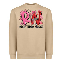 Mushroom rn registered nurse valentines day Heavyweight Sweatshirt - MaliasSmallBusiness