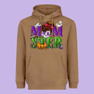 Momster Halloween Heavyweight Hoodie Designed By Nancycooperartshop