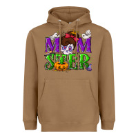 Toasted Coconut Momster Halloween Heavyweight Hoodie - NancyCooperArtShop