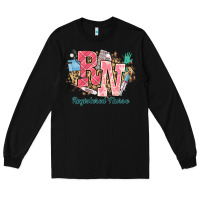 Black rn registered nurse western Long Sleeve Tee - NancyCooperArtShop