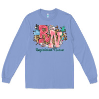 Colony Blue rn registered nurse western Long Sleeve Tee - NancyCooperArtShop