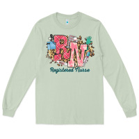 Matcha rn registered nurse western Long Sleeve Tee - NancyCooperArtShop