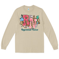 Mushroom rn registered nurse western Long Sleeve Tee - NancyCooperArtShop