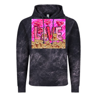 Cloud Black love gnome with bear Vintage Hoodie - NancyCooperArtShop
