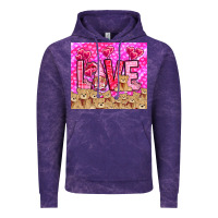 Cloud Purple love gnome with bear Vintage Hoodie - NancyCooperArtShop