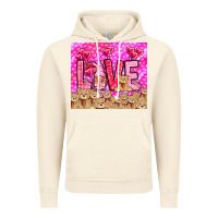 Vintage Artic love gnome with bear Vintage Hoodie - NancyCooperArtShop