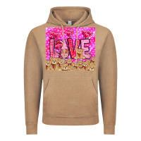 Vintage Coffee love gnome with bear Vintage Hoodie - NancyCooperArtShop