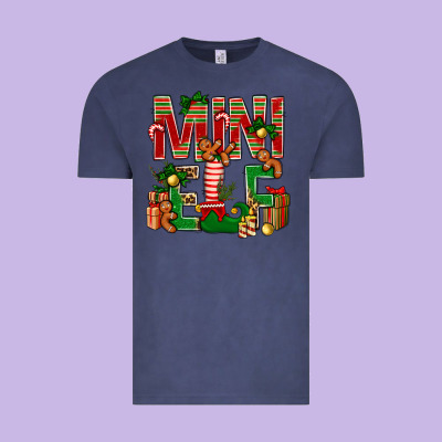 Christmas Mini Elf Vintage Tee Designed By Nancycooperartshop