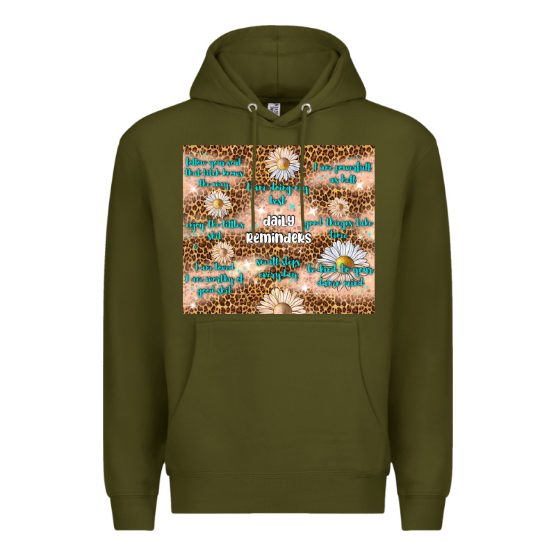 Daily Reminders Premium Hoodie by TumblerDesignByShophia | Teevron
