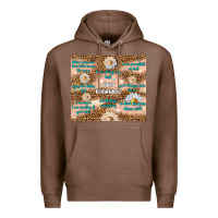 Chestnut daily reminders Premium Hoodie - TumblerDesignByShophia