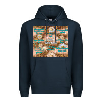 Navy daily reminders Premium Hoodie - TumblerDesignByShophia