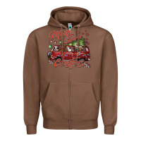 Chestnut merrycamperchristmas Zipper Hoodie - SublimationCraftShop