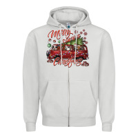 Dove Grey merrycamperchristmas Zipper Hoodie - SublimationCraftShop