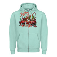 Seafoam merrycamperchristmas Zipper Hoodie - SublimationCraftShop