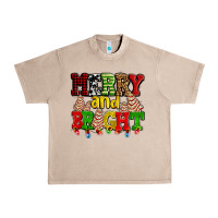French Oak merry and bright with christmas tree  cakes ado Urban Heavy Tee - AdoDesignShop