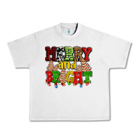 Lunar Rock merry and bright with christmas tree  cakes ado Urban Heavy Tee - AdoDesignShop