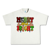 Merry And Bright With Christmas Tree  Cakes Ado Urban Heavy Tee | Teevron