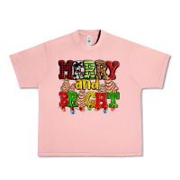 Salmon merry and bright with christmas tree  cakes ado Urban Heavy Tee - AdoDesignShop