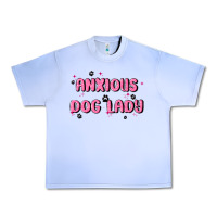 Grape Ice anxious dog lady Urban Heavy Tee - MaliasSmallBusiness