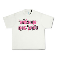 Pistachio anxious dog lady Urban Heavy Tee - MaliasSmallBusiness