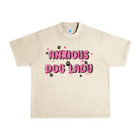 Sandshell anxious dog lady Urban Heavy Tee - MaliasSmallBusiness