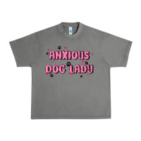 Tornado anxious dog lady Urban Heavy Tee - MaliasSmallBusiness