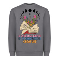 Storm a well read woman is a dangerous creature Heavyweight Sweatshirt - MaliasSmallBusiness