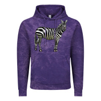 Cloud Purple zebra Vintage Hoodie - LillyAllenDesigns