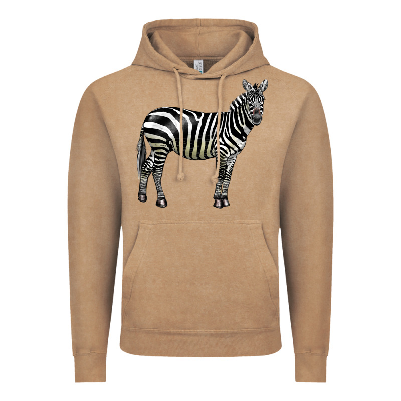 Zebra Vintage Hoodie by LillyAllenDesigns | Teevron