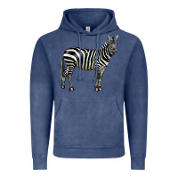 Vintage Denim zebra Vintage Hoodie - LillyAllenDesigns