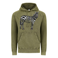 Vintage Olive zebra Vintage Hoodie - LillyAllenDesigns