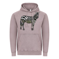 Vintage Zinc zebra Vintage Hoodie - LillyAllenDesigns