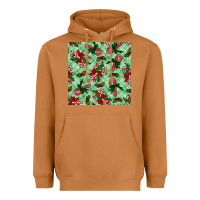 Meerkat Christmas candy cane Heavyweight Hoodie - NancyCooperArtShop