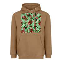 Toasted Coconut Christmas candy cane Heavyweight Hoodie - NancyCooperArtShop