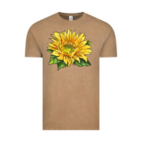 Starburst Greenburst Sunflower Vintage Tee | Teevron