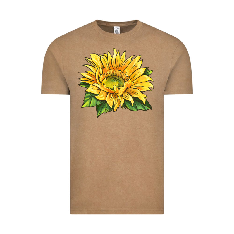 Starburst Greenburst Sunflower Vintage Tee by LillyAllenDesigns | Teevron