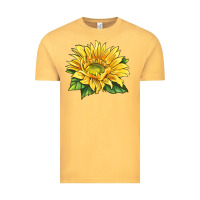 Vintage Mustard starburst greenburst sunflower Vintage Tee - LillyAllenDesigns