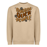 Mushroom doggos over people Heavyweight Sweatshirt - MaliasSmallBusiness